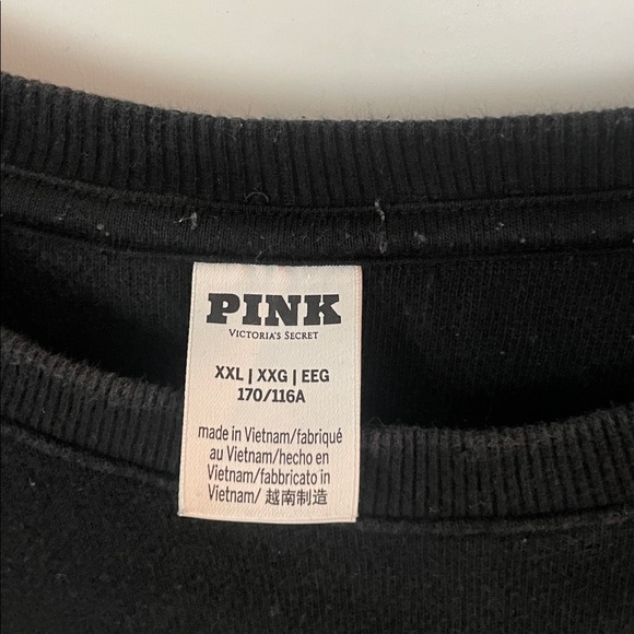 PINK Victoria's Secret Sunday Scaries Long Sleeve Sweatshirt XXL - Picture 3 of 4